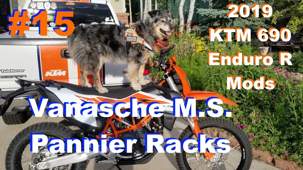 2019 KTM 690 Enduro Mods #15 - Vanasche Pannier Rack