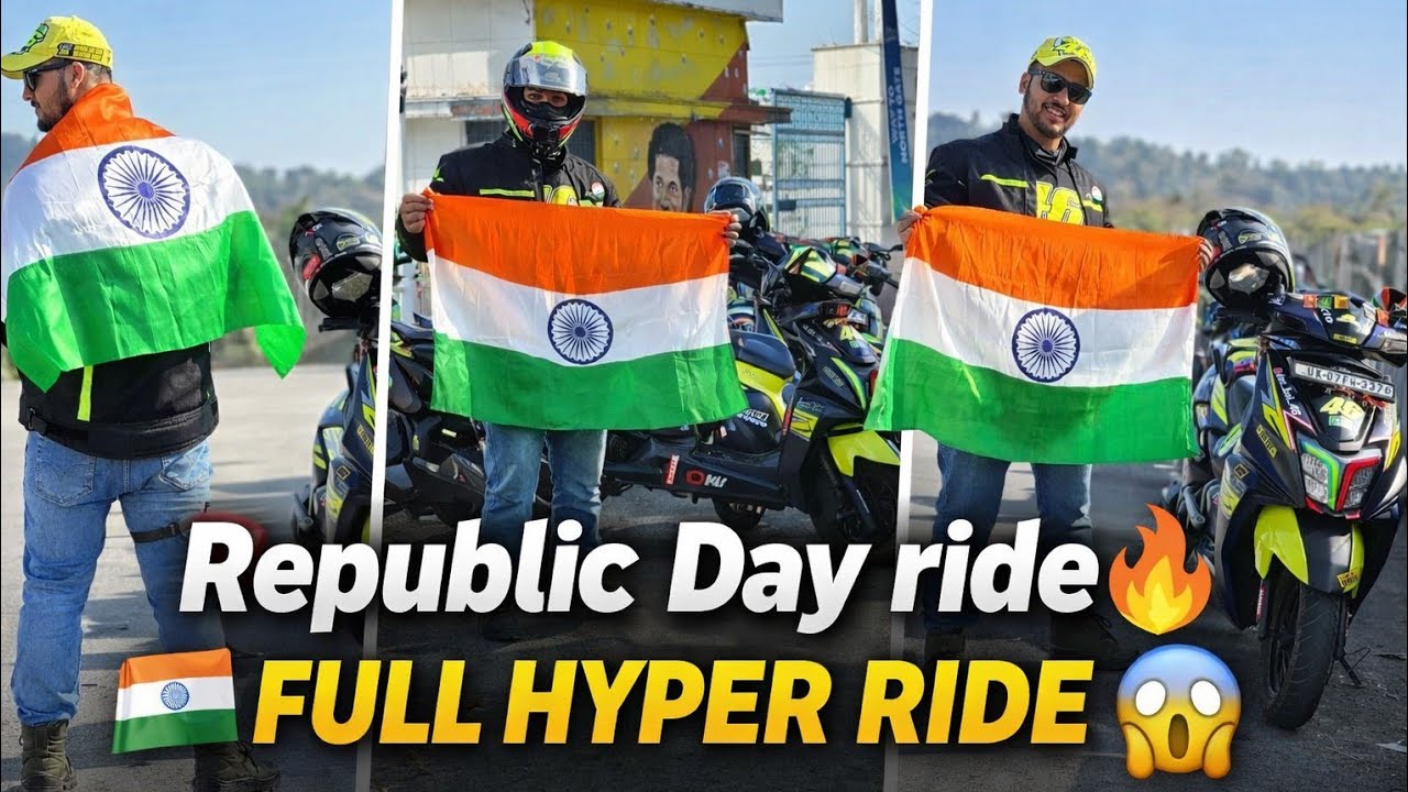 Republic Day Ride with brothers  🇮🇳❤️ Full Hyper Ride 😨🔥 Ntorqians 🔥