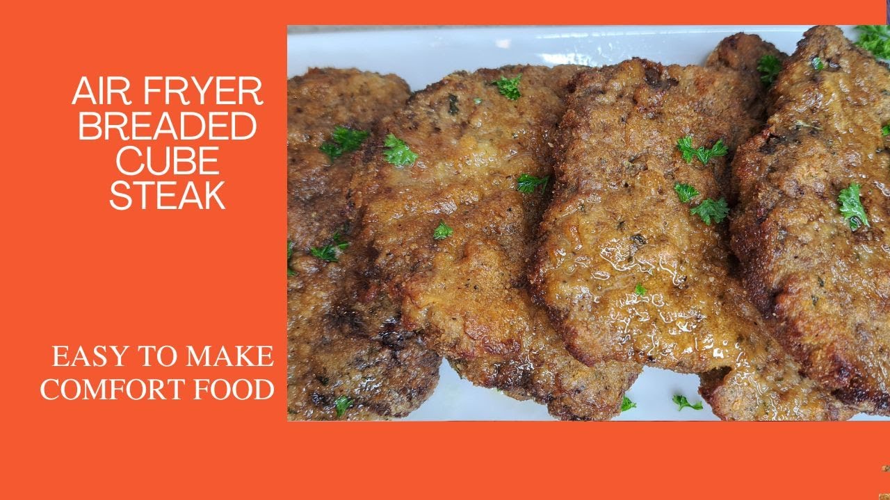 Air Fryer Cube Steak (30 Minute Meal) #airfryer #cooking #food