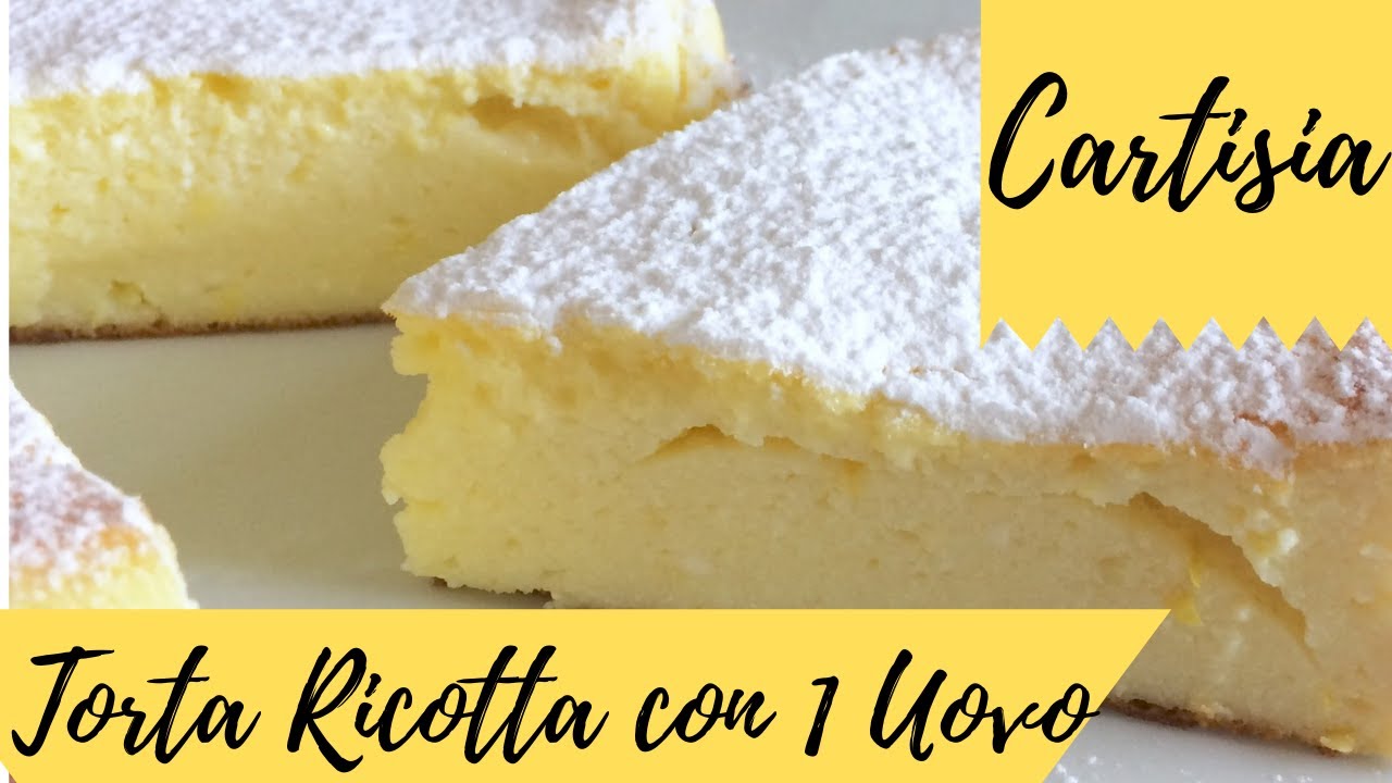 LA FAMOSA TORTA DI RICOTTA CON 1 UOVO ,SENZA LIEVITO E SENZA BURRO