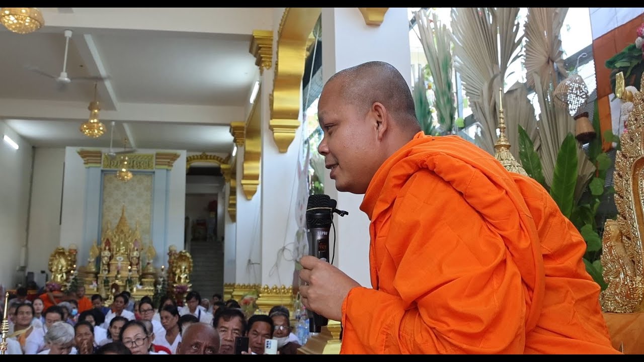 បុណ្យឆ្លងចូលឆ្នាំ ចែកទាន នៅភ្នំពេញថ្មី -ព្រះវិជ្ជាកោវិទ សាន ភារ៉េត San Pheareth New 2023