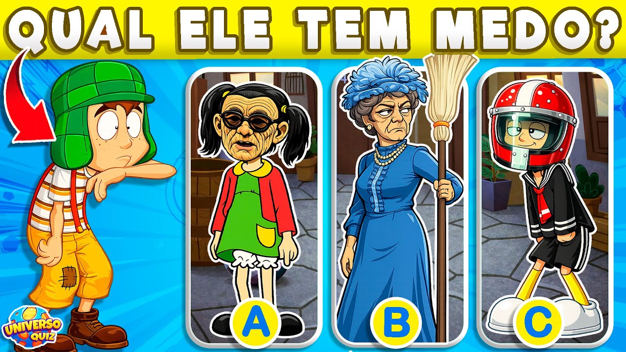 Jogos Engraçados para Fãs de CHAVES🥪Desafios com de Kiko, Chiquinha, Sr. Madruga, Nhonho, Popis