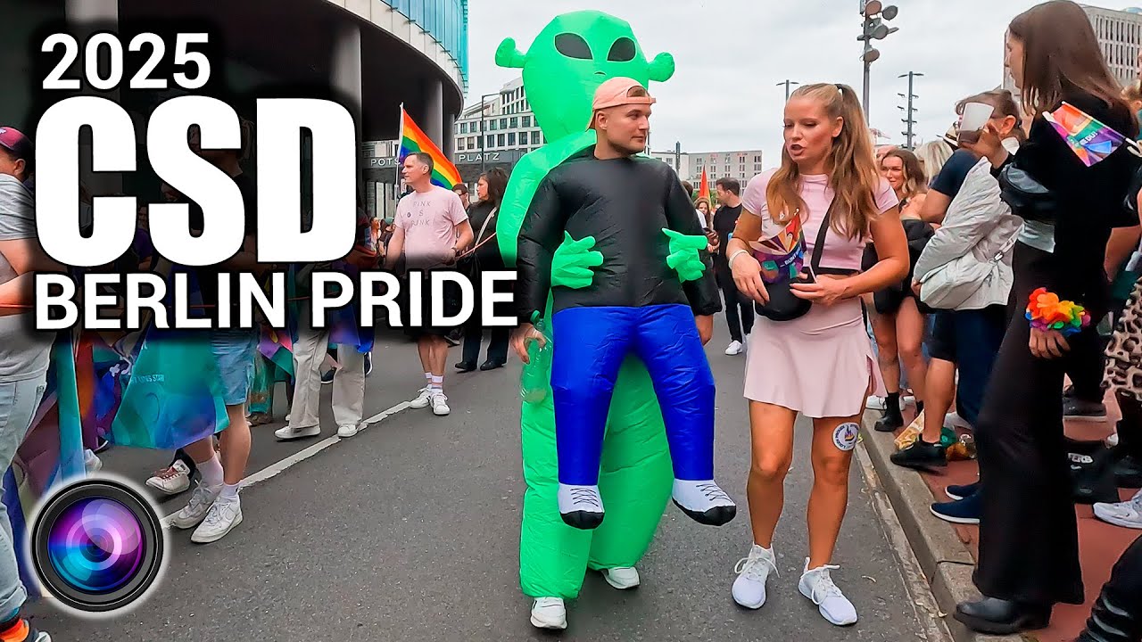 CSD Berlin Pride 2025 🌈  Colorful Moments & Crowd Magic at Potsdamer Platz!