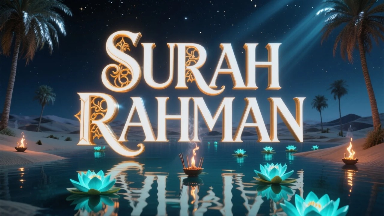 Surah Ar Rahman سورة الرحمن | قرآن يهدئ القلب ويمنح راحة نفسية عميقة | #surahrahman
