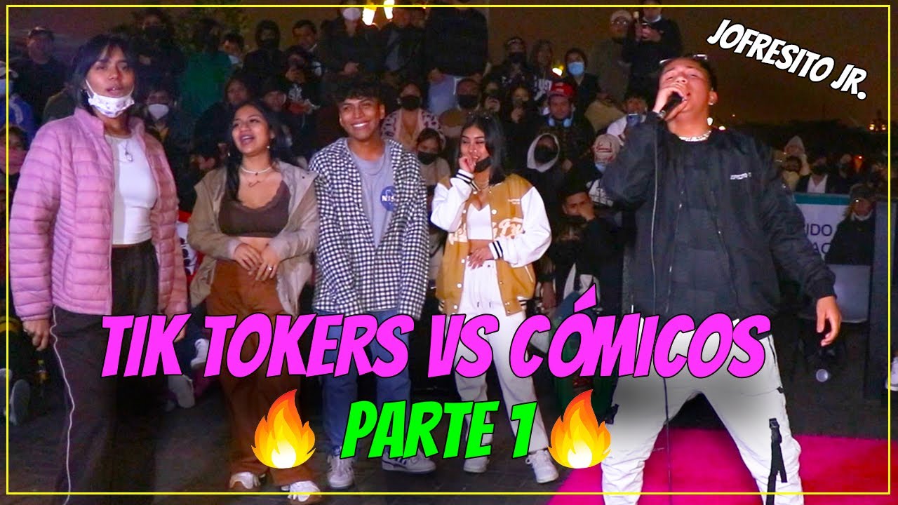 TIK TOKERS  VS  COMICOS 🤣 ALVARO FT JOFRESITO | QUIEN ES MEJOR TIKTOKER 💥 PARTE 1
