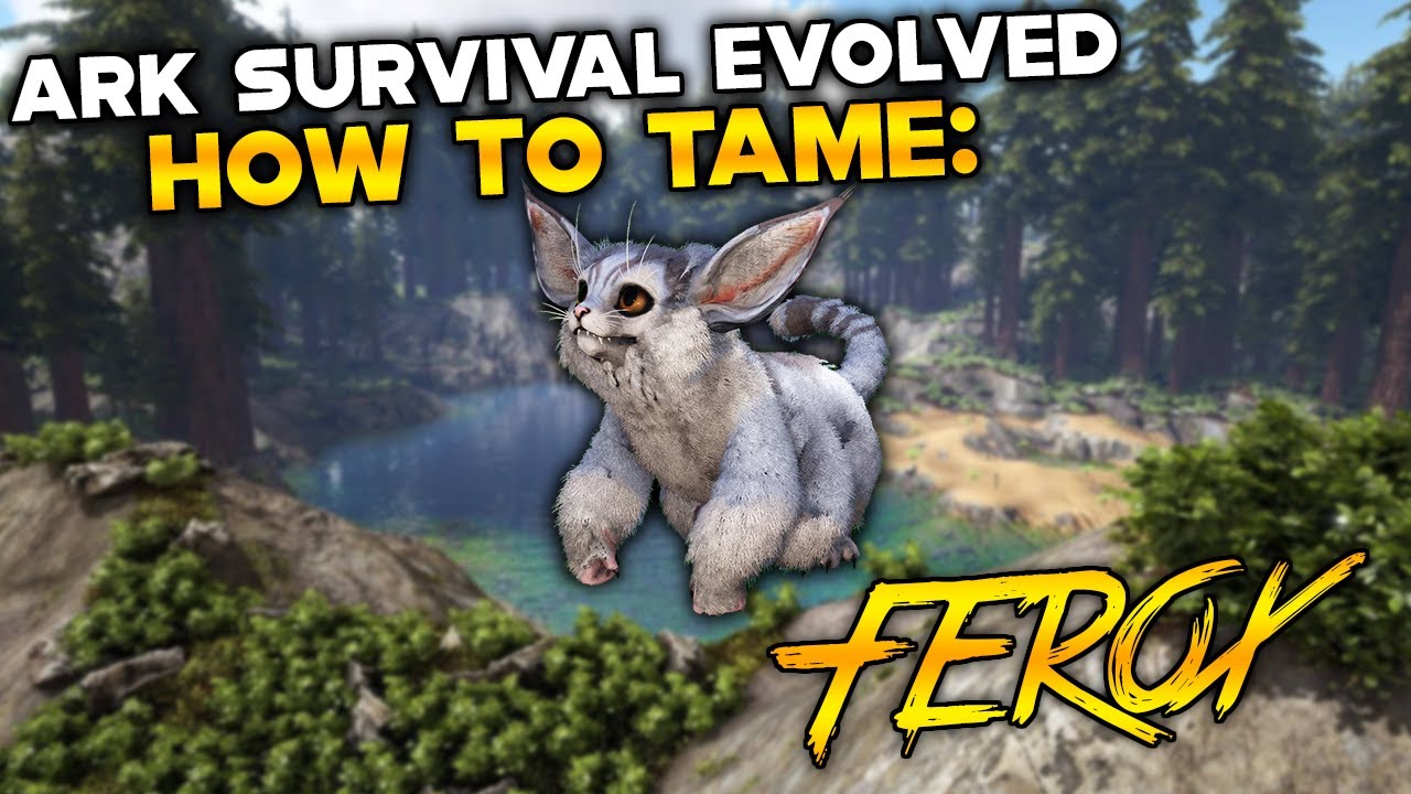 Ark Survival Evolved How To Tame A FEROX