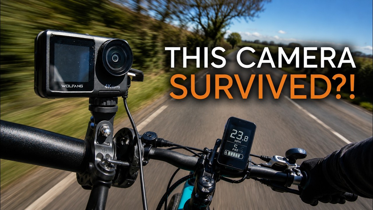 Budget Biking Cam Ep. 1 – Wolfang GA420 Gets Shaken Up! #budgetcamera #WolfangGA420 #ebikelife