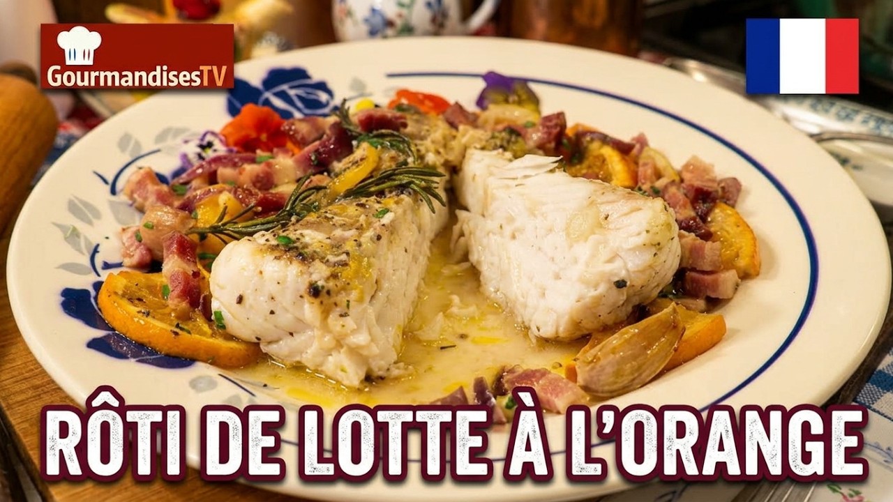 QUEUE DE LOTTE rôtie au four, délicieuse, fondante, savoureuse - Mère Mitraille- Gourmandises TV