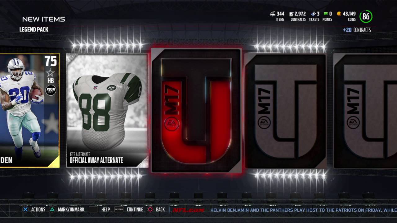 Madden 17 LEGEND PACK OPENING