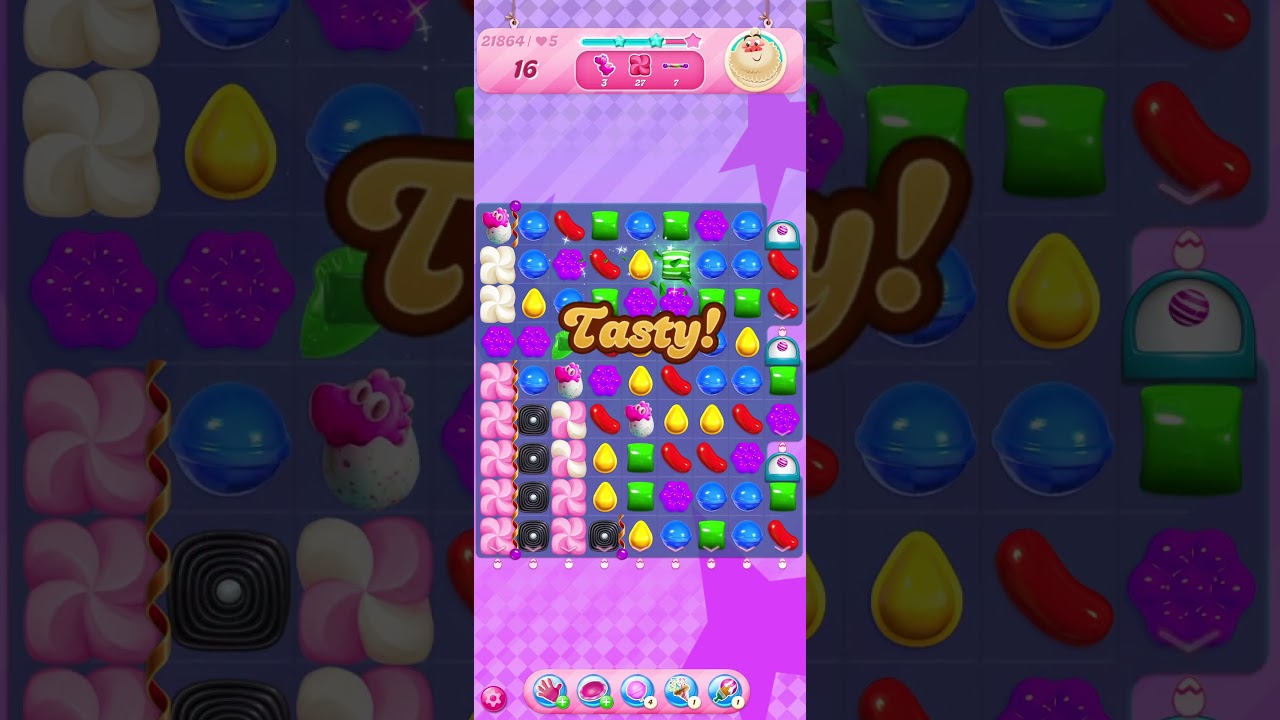 Candy Crush Saga Level 21864 complete + *RACHA x2 + BOOSTERS x2 + CHUPETIN* (nivel 21864)