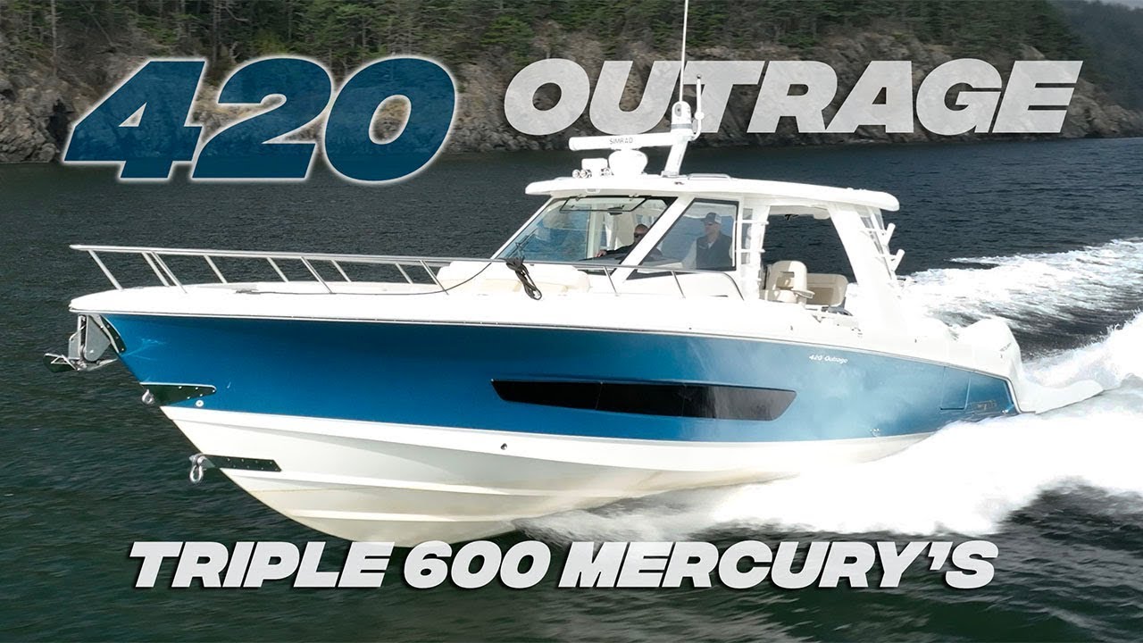 POWERFUL 420 Outrage w/ Triple Mercury 600 HP Outboards