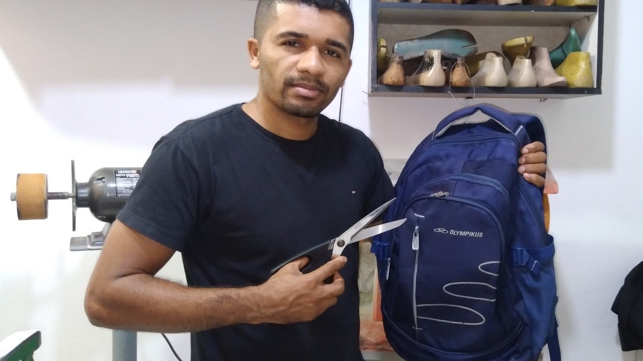 TROCANDO ZIPER DE MOCHILA OU BOLSA