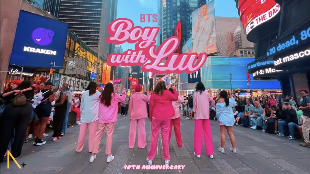 [KPOP IN PUBLIC TIMES SQUARE]  BTS (방탄소년단) - Boy with Luv Dance Cover [10TH ANNIVERSARY]
