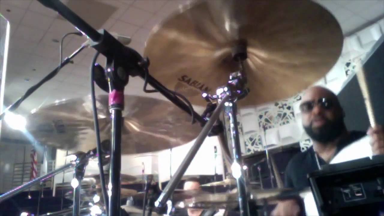 Calvin Rodgers Recording Drums for Bishop Morton sngle