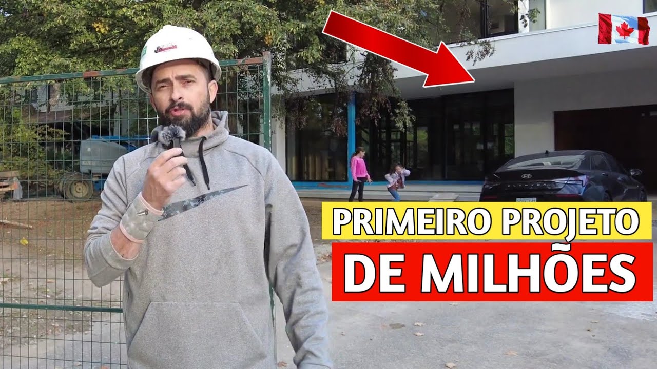 MEU PRIMEIRO projeto residencial no Canadá