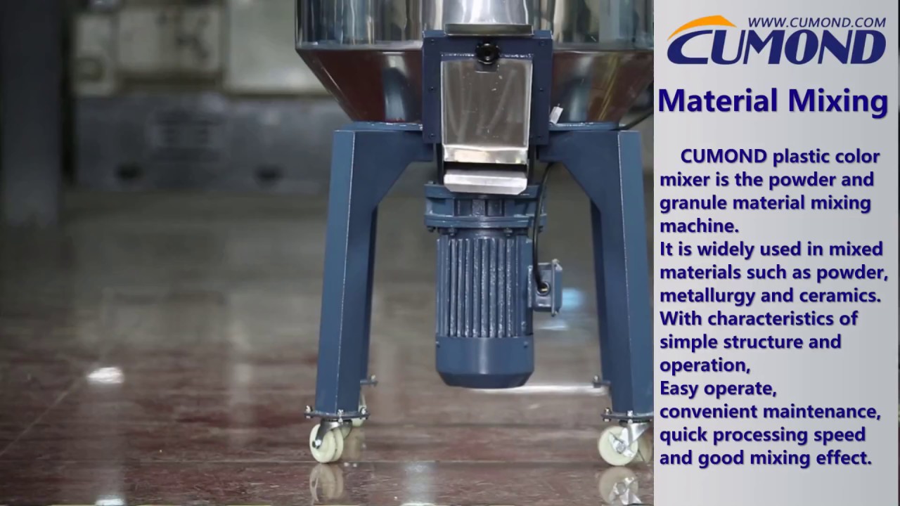 CUMOND&reg; High Speed PVC PE PP Vertical plastic color mixer machine for mixing granule CPM-200