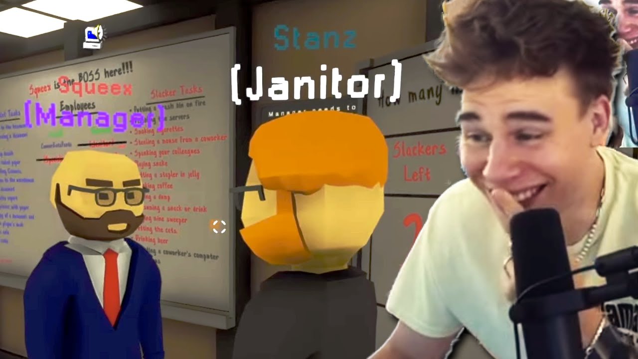Squeex is the FUNNIEST Manager in the Office Among Us Game