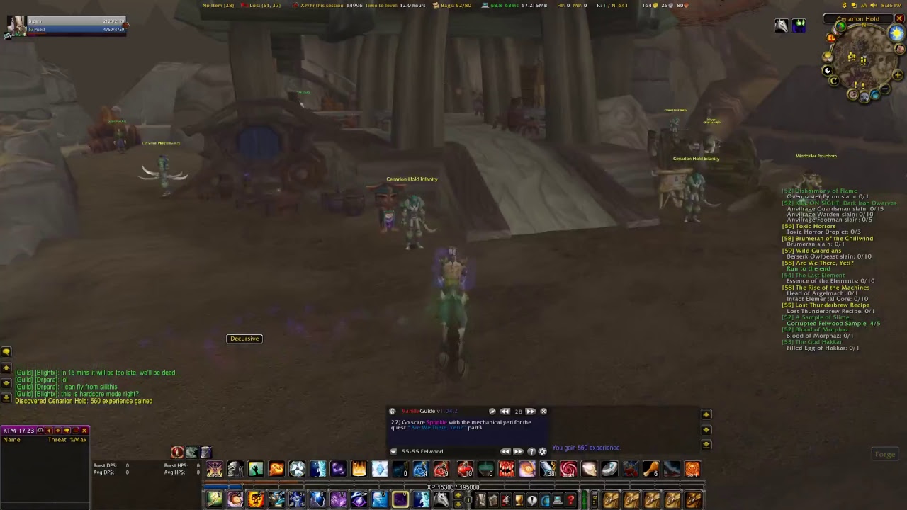Vanilla WoW -  Nostralia.org - Reroll  Level 55 - 57!