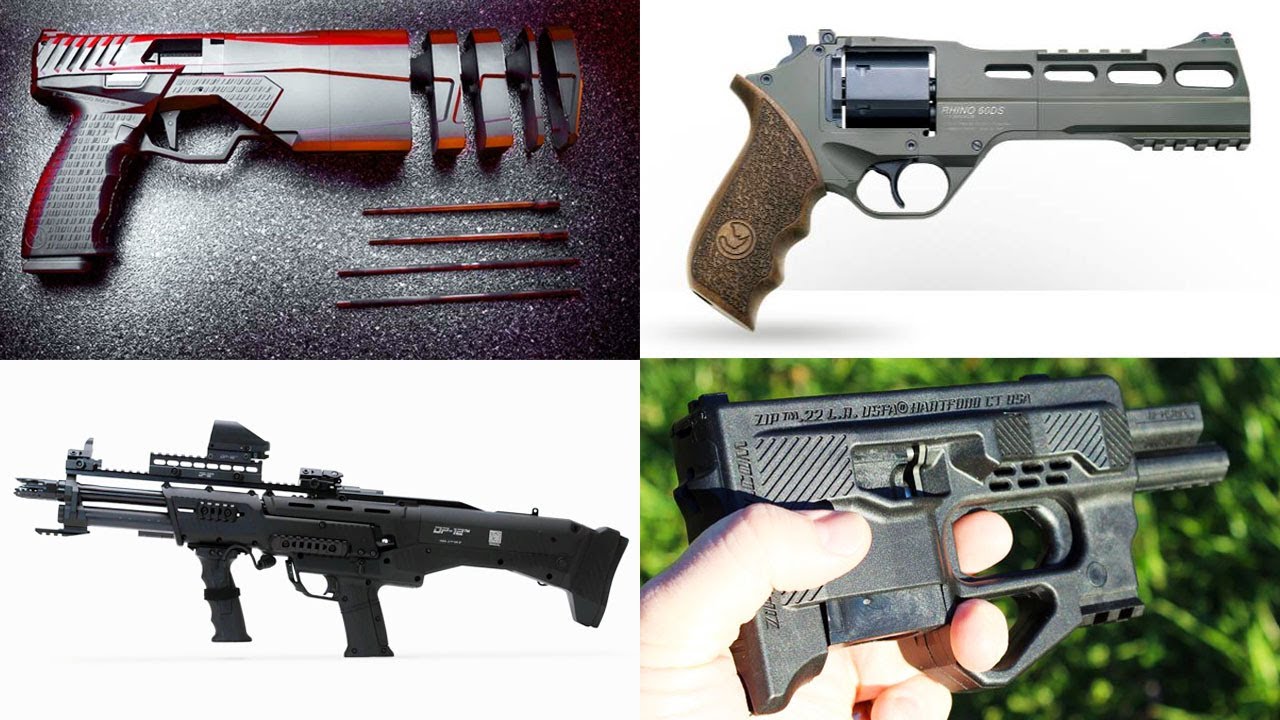 12 Armas de Fuego MODERNAS y EXTRA&Ntilde;AS