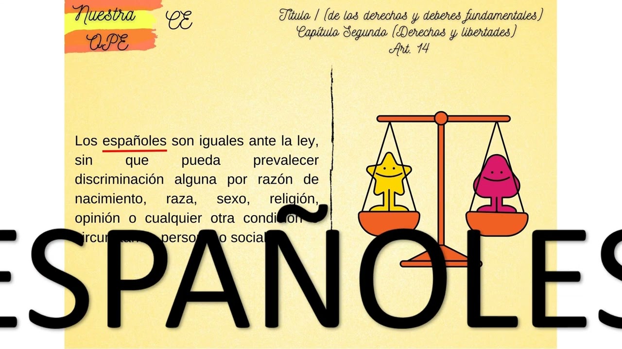 Artículo 14 de la Constitución Española