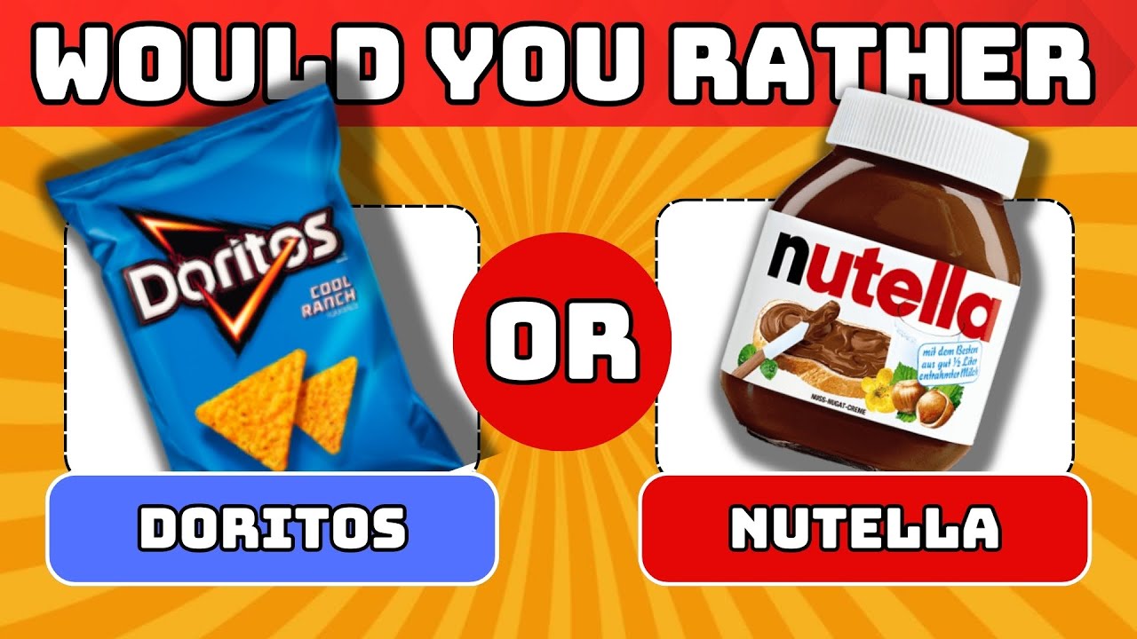 Would You Rather? 🧁🍟 Sweet Vs Savory Edition | GlamQuiz