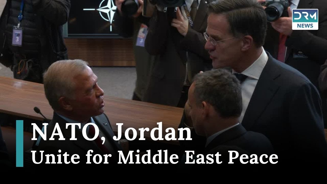 NATO Ministers and Jordan's King Discuss Middle East Ceasefire | News Today | DRM News  | AH15