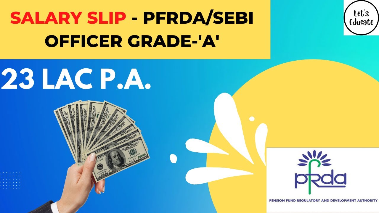 Salary Slip - PFRDA/SEBI Officer Grade 'A' | 23 Lakhs pa | CTC vs Gross Salary vs Net in Hand Salary