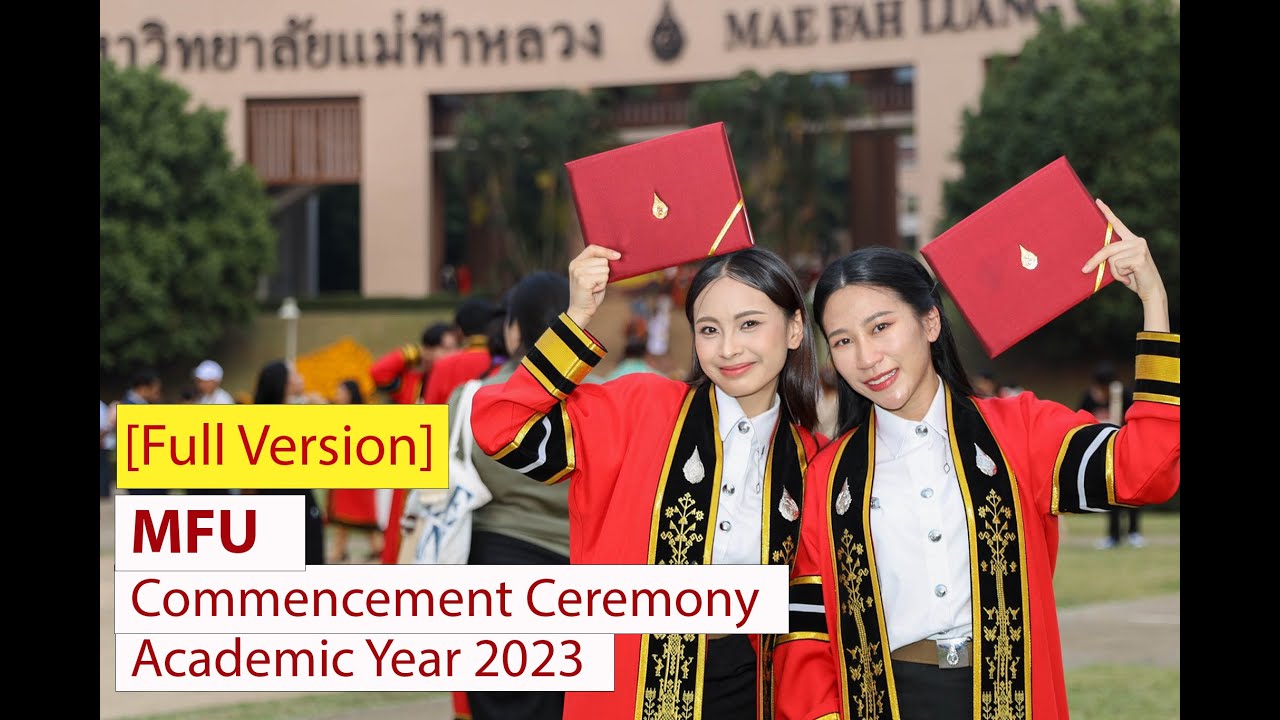 [Official] MFU Commencement Ceremony Academic Year 2023