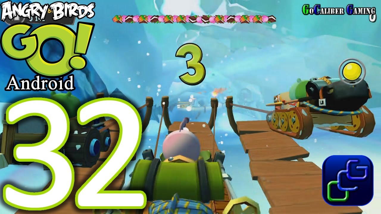 Angry Birds GO Android Walkthrough - Part 32 - Sub Zero: Track 3