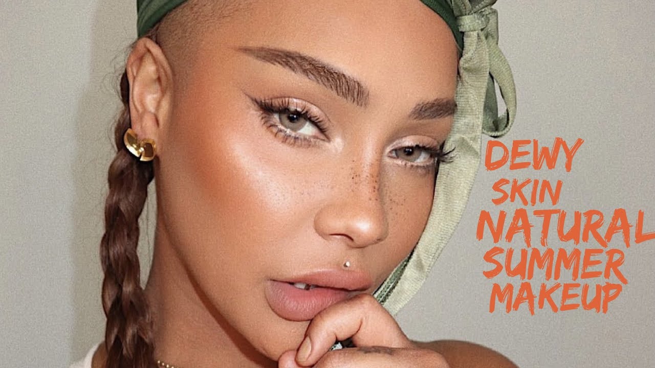 DEWY SKIN SUMMER MAKEUP | SONJDRADELUXE