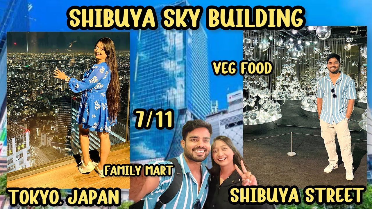 Tokyo ki hawa, Shibuya ka nazara aur dil khush ho gaya 💙🌆|Explore Shibuya Sky Building| Ep-2