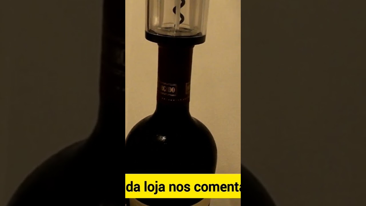 Abridor saca rolhas para vinho