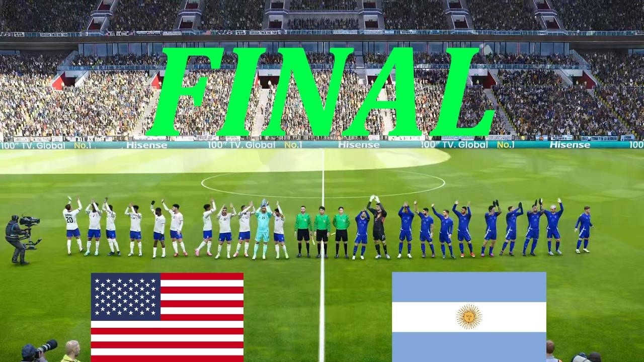 USA vs Argentina - 2026 FIFA World Cup Final - Full Match Simulation PES