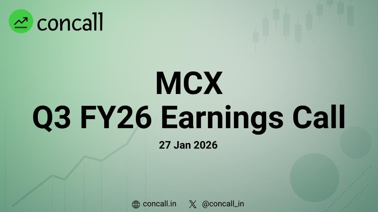 MCX (Multi Commodity Exchange of India) Q3 FY26 Earnings Conference Call | Concall.in