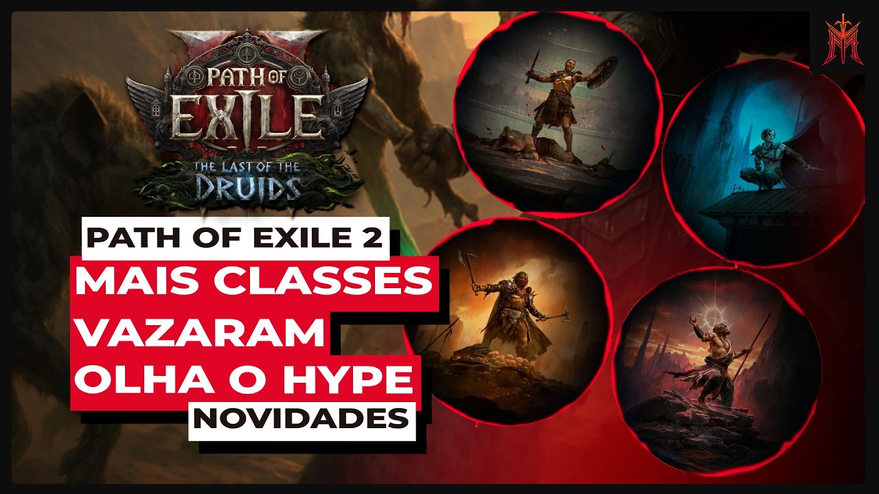 🚨 VAZOU TUDO?! 4 NOVAS CLASSES PODEM CHEGAR AO PATH OF EXILE 2 E ISSO MUDA O META!