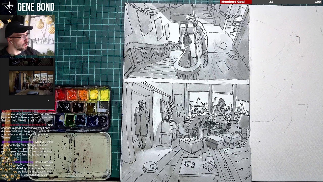 How to study perspective from movies