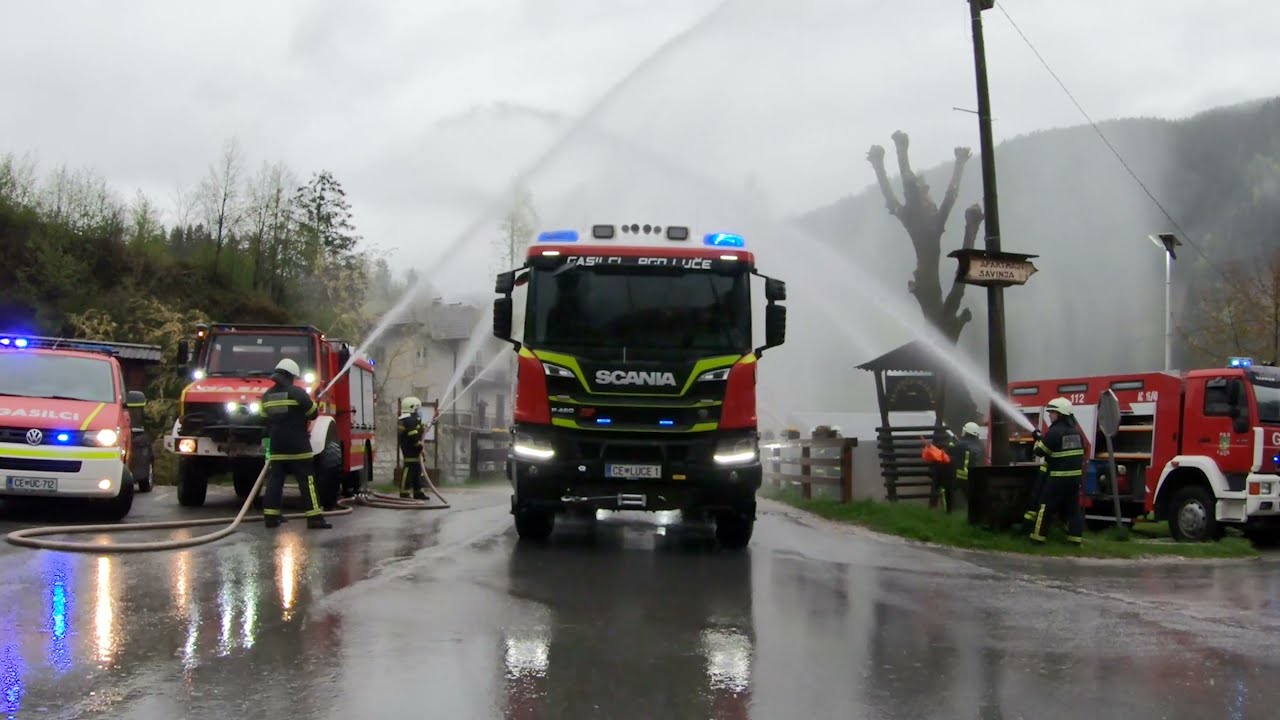 Prihod Novega Gasilskega Vozila Scania P460 XT Prostovoljno Gasilsko Društvo Luče ob Savinji