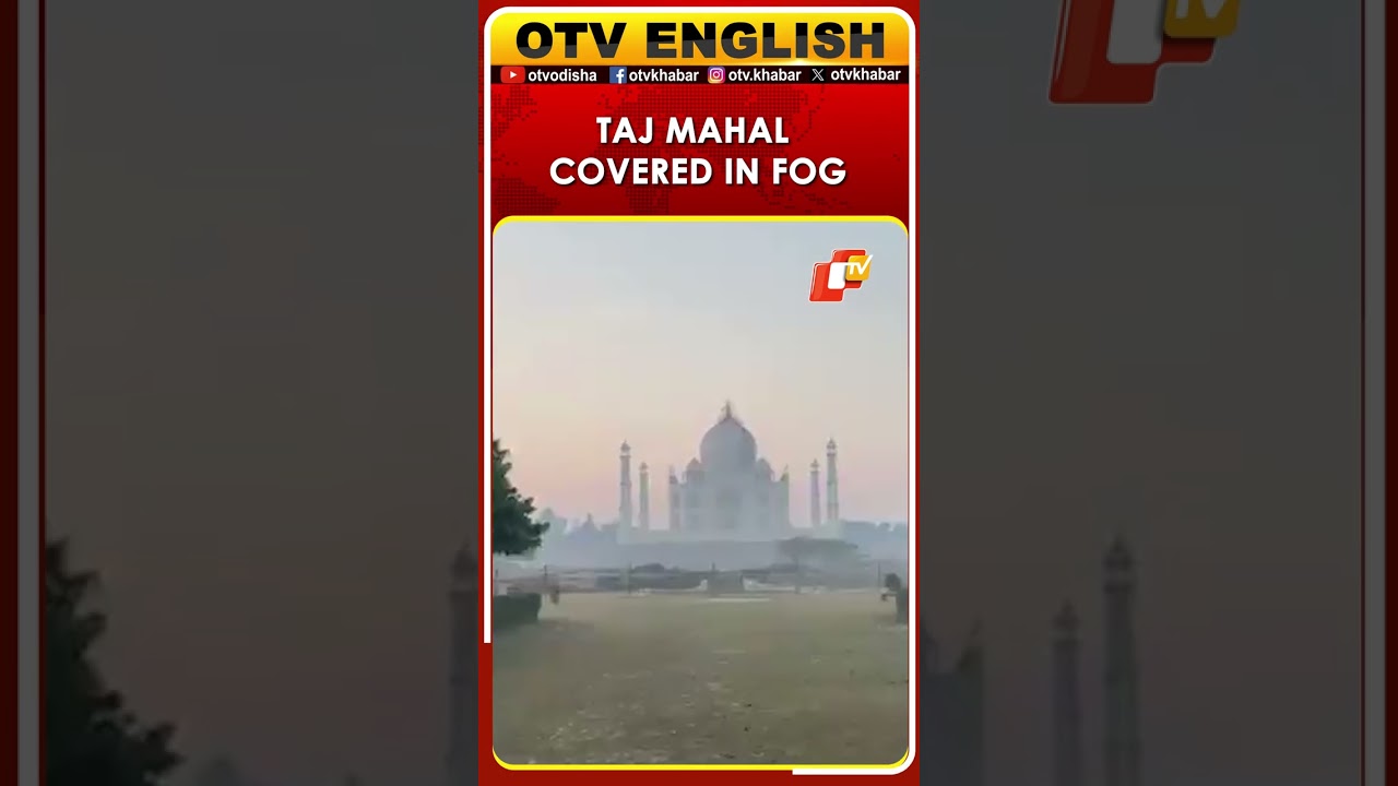 Agra's Taj Mahal In Fog Amidst Cold Wave, IMD Forecasts 11&deg;C