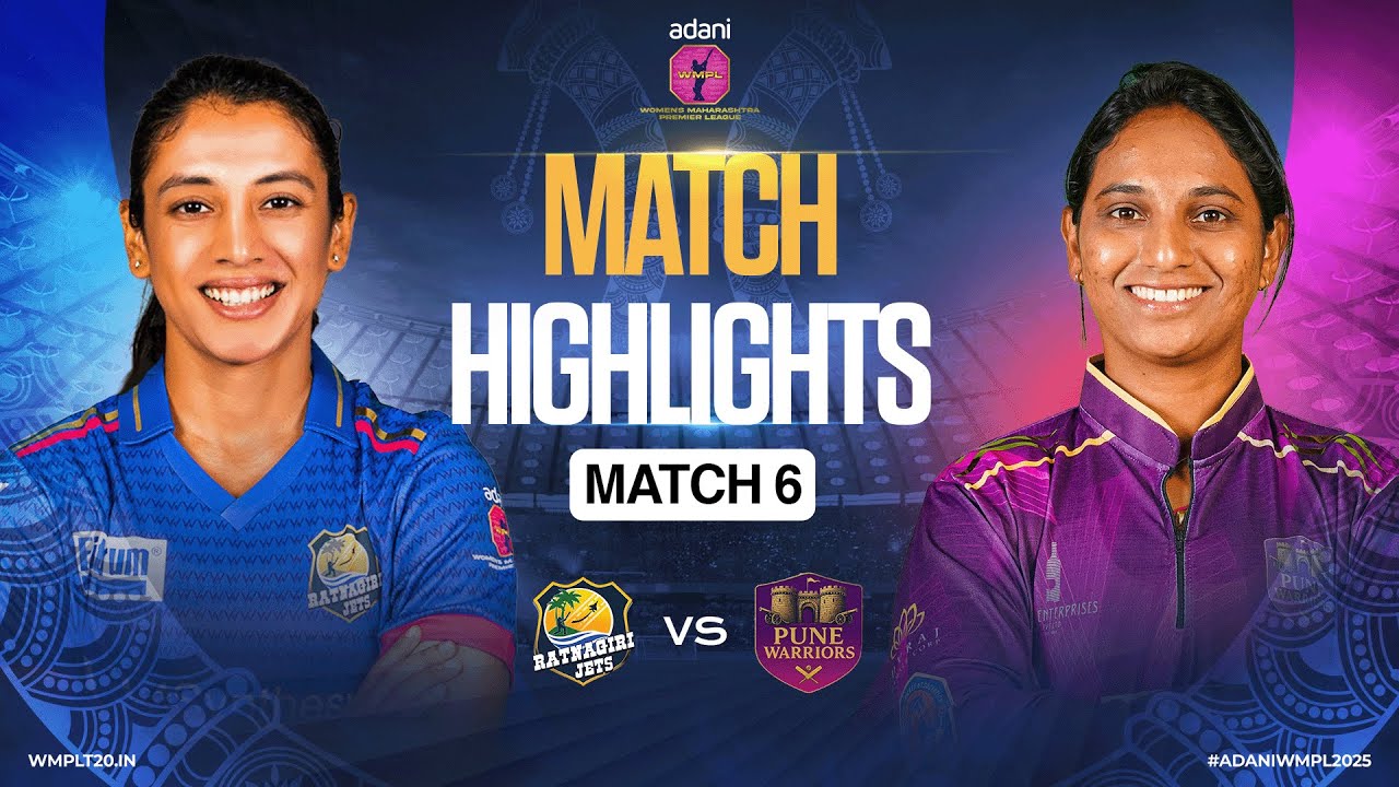 Smriti Mandhana Fights But Ratnagiri Narrowly Miss Out Against Pune | Match 6 Highlights | WMPL 2025
