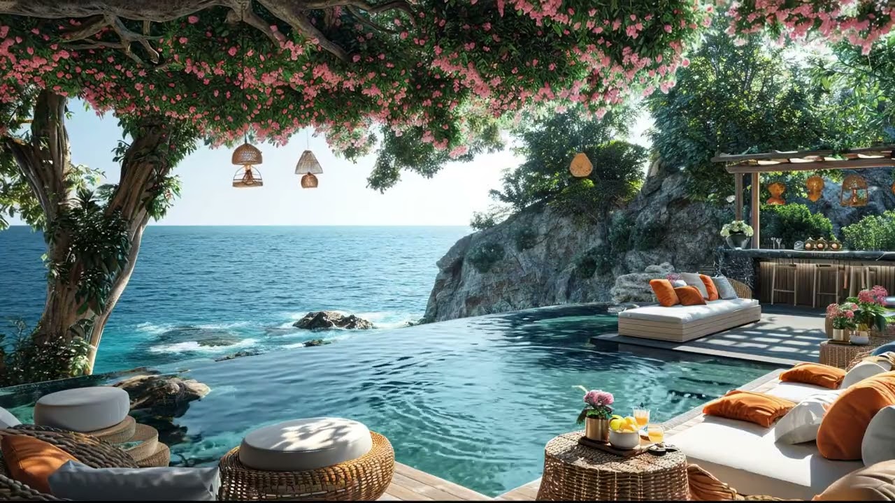 Hidden Seaside Café – Gentle Ocean Waves for Focus & Relaxation