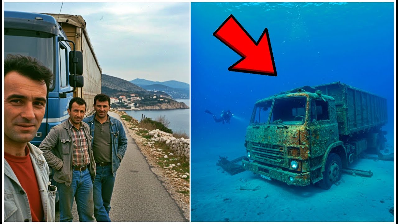 Trojica vozača nestaju kod Dubrovnika — godinama kasnije ribari pronašli njihov kamion ispod mora.