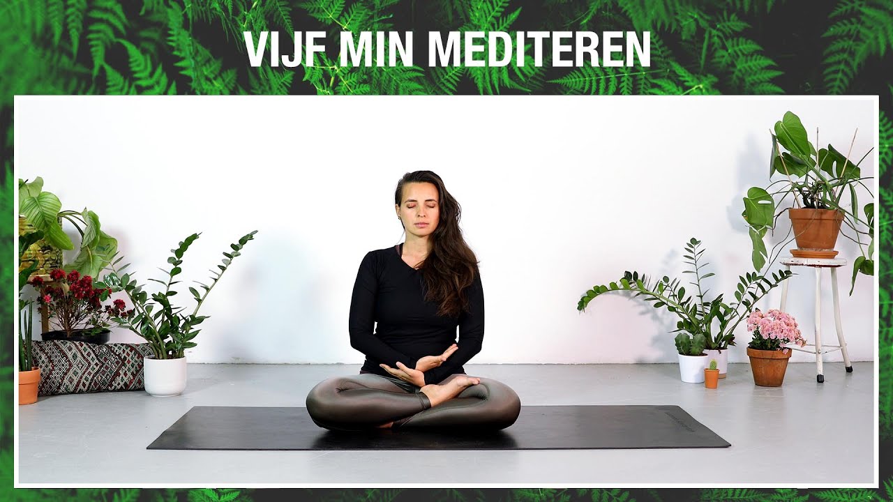 5 min mediteren om je gedachten te sussen