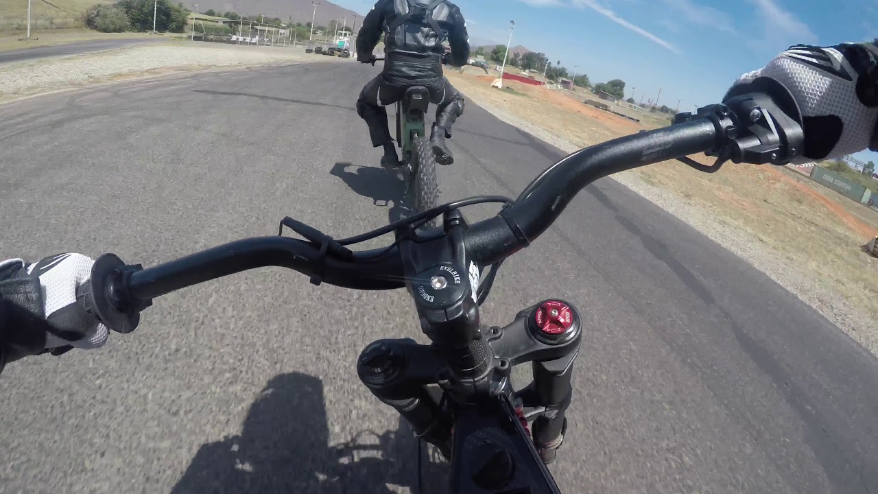 CAB Motorworks Races Supermoto Fast!! On the Eagle and Recon Electric Bikes