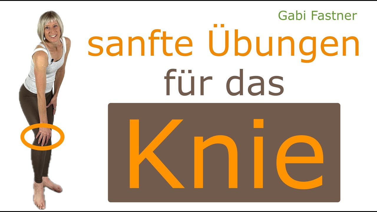 🍊 16 min. sanfte Übungen fürs Knie, schmerzfrei durch Mobilisation, Kräftigung & Dehnung, im Stehen