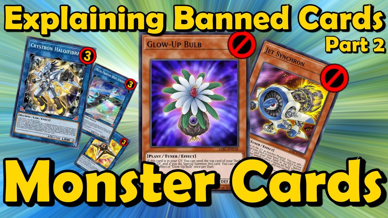 Cards Banned Because of Halqifibrax - Explaining All Banned Main Deck Monsters in YuGiOh [Part 2]
