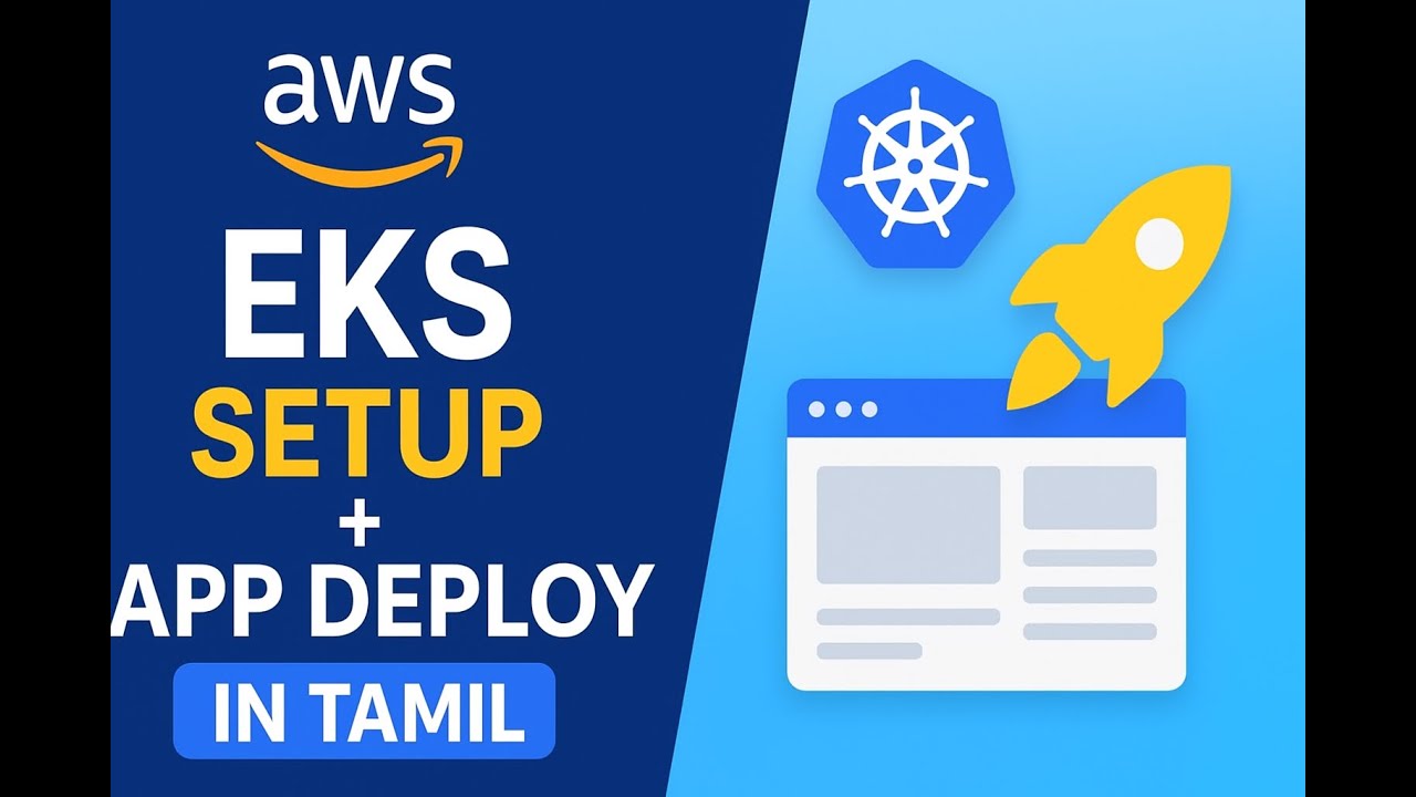 AWS EKS Tutorial in Tamil | Deploy Sample App on Kubernetes | Beginners Guide 2025☁️