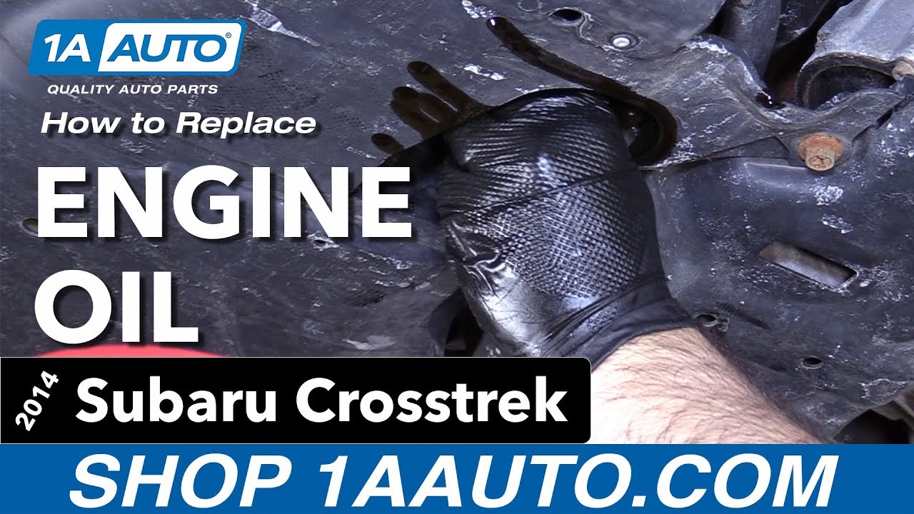 Как заменить масло в Subaru Crosstrek 14–17 годов