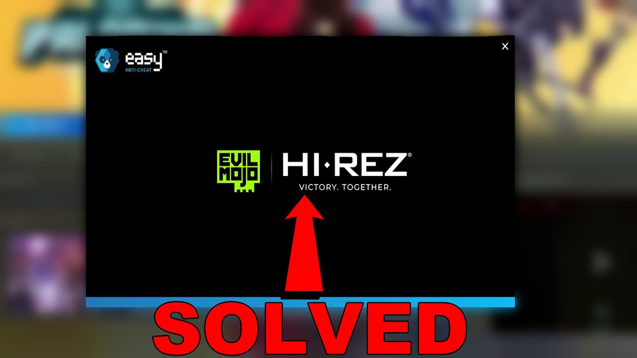 Paladins Crashing on Easy Anti-Cheat Pop-up/ Crashing on Startup SOLVED!