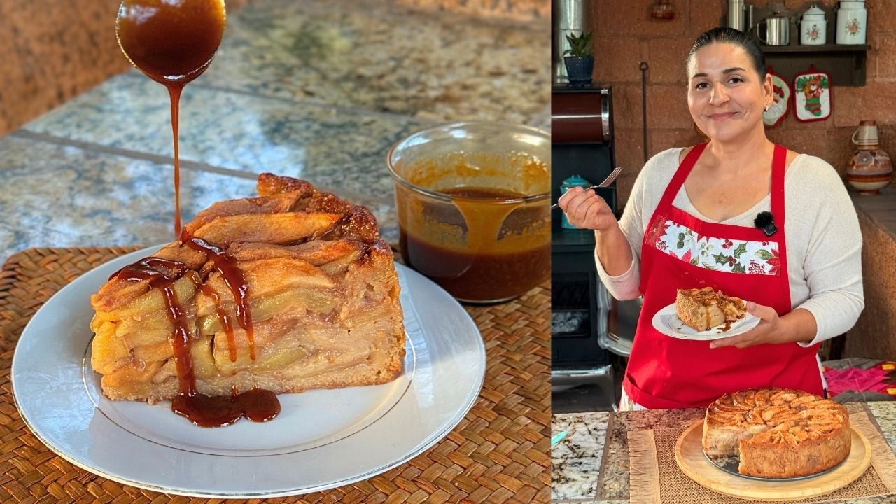 Pastel o Tarta de Manzanas Jugoso y Doradito con Toques Tradicionales(Otoño) | LA HERENCIA DE LAS VI