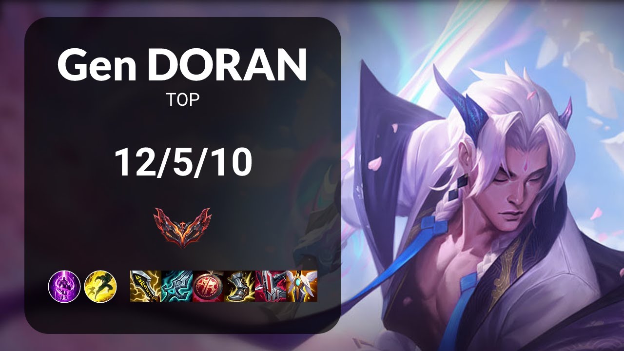 Gen Doran Yone vs Fiora TOP - KR GRANDMASTER Patch 14.2